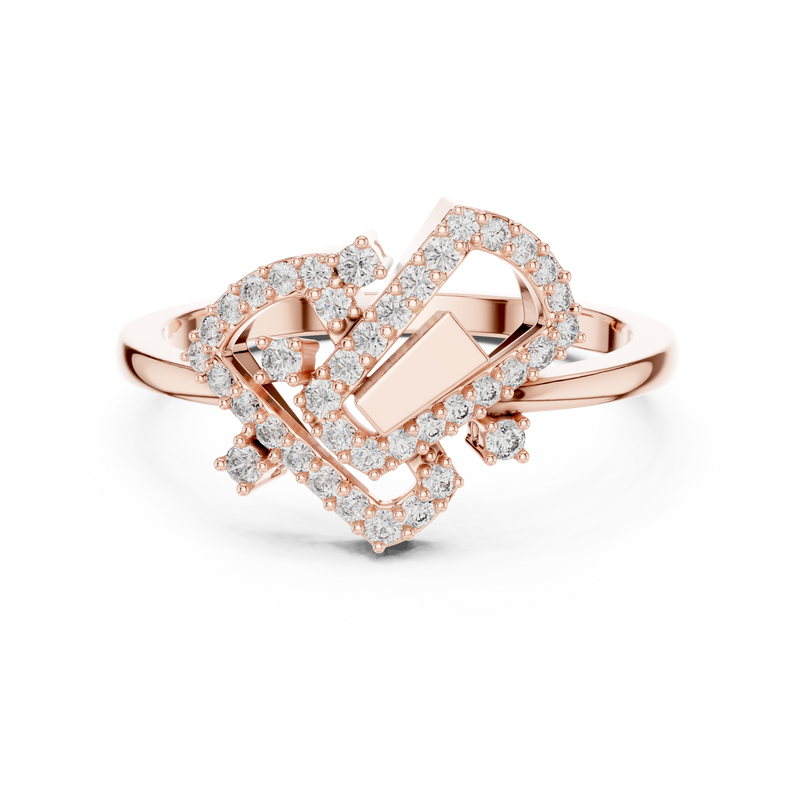 Ladies Ring LR-01 (63) - Rose Gold - Image