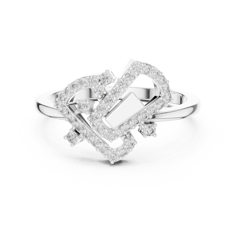 Ladies Ring LR-01 (63) - White Gold - Image