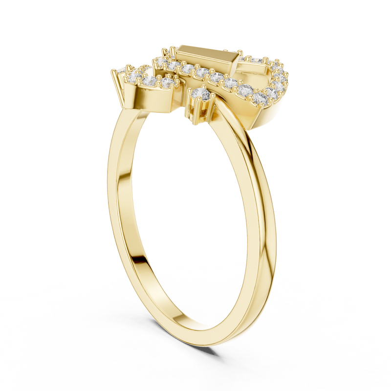 Ladies Ring LR-01 (63) - Yellow Gold - Image