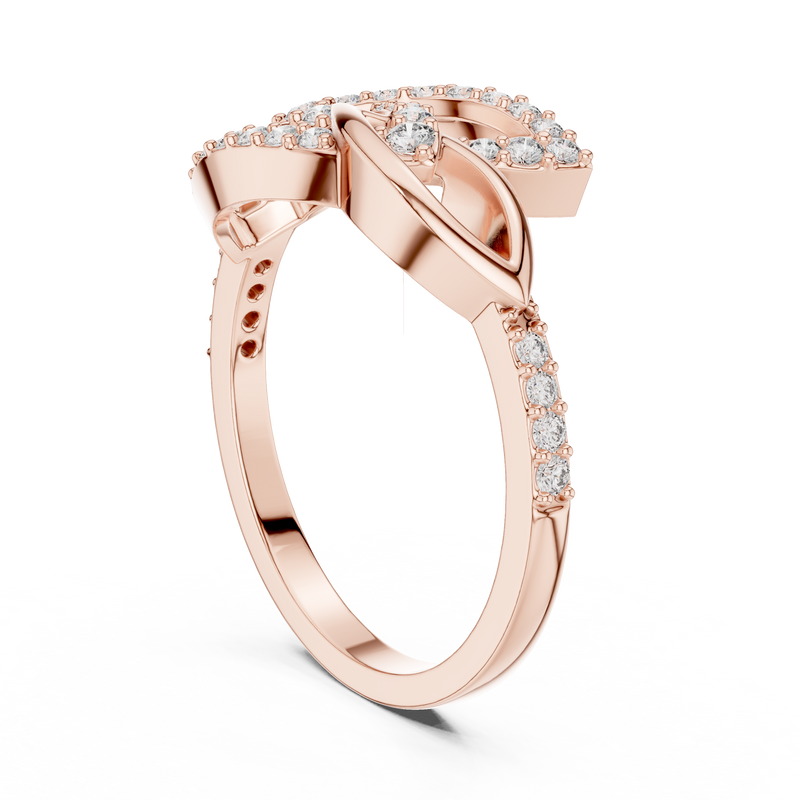 Ladies Ring LR-01 (64) - Rose Gold - Image