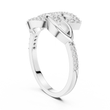 Ladies Ring LR-01 (64) - White Gold - Image