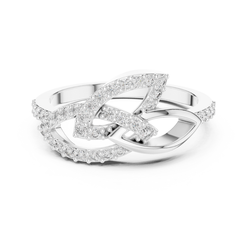 Ladies Ring LR-01 (64) - White Gold - Image