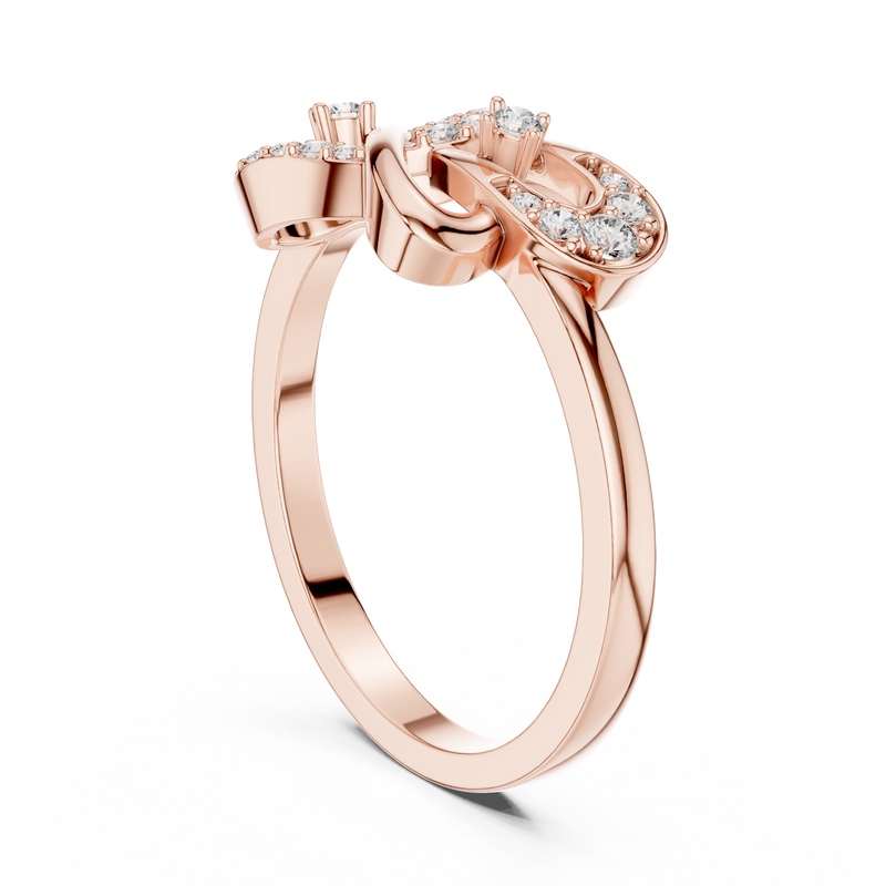 Ladies Ring LR-01 (65) - Rose Gold - Image