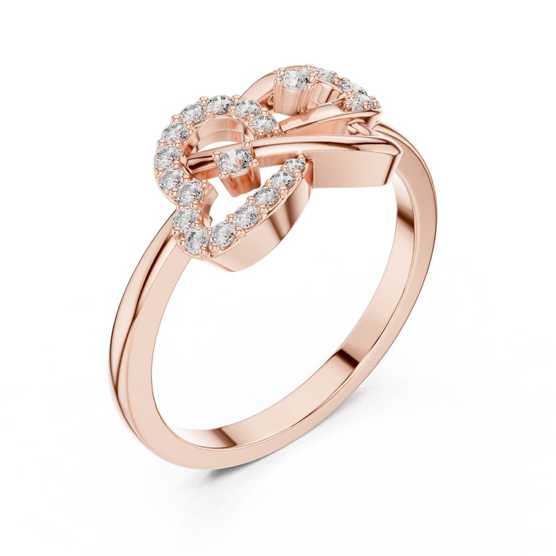 Ladies Ring LR-01 (65) - Rose Gold - Image