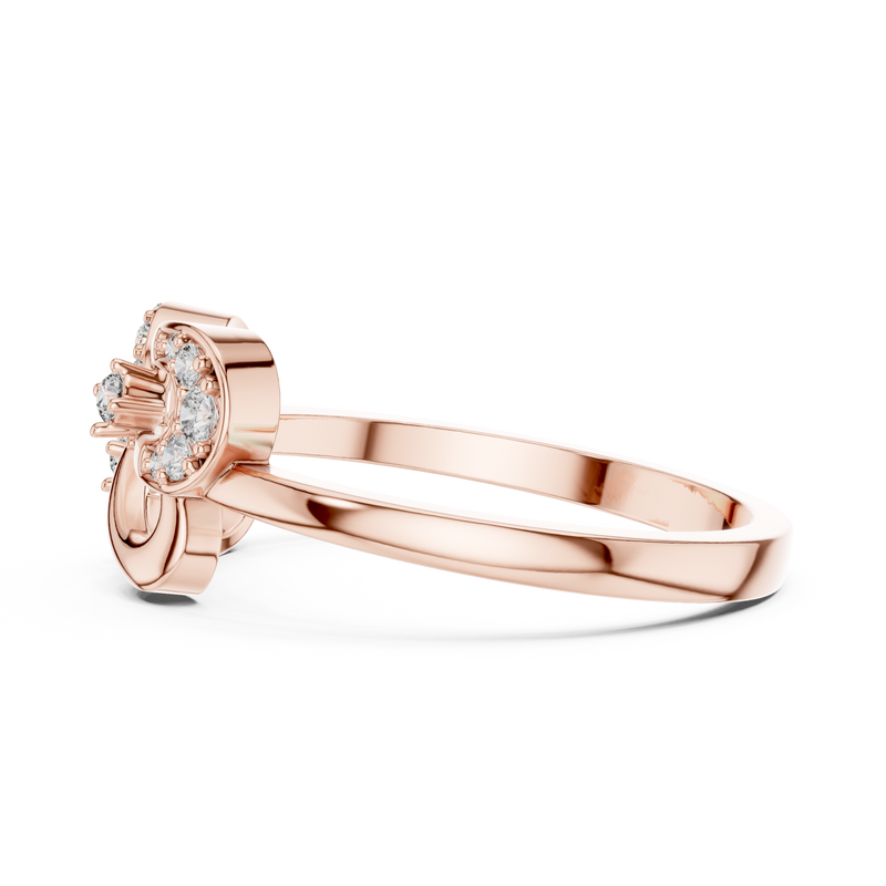 Ladies Ring LR-01 (65) - Rose Gold - Image