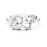 Ladies Ring LR-01 (65) - White Gold - Image