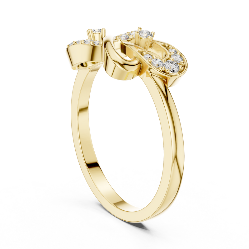 Ladies Ring LR-01 (65) - Yellow Gold - Image