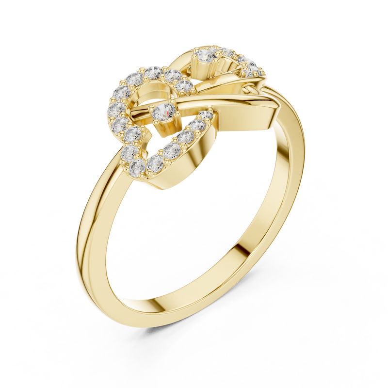 Ladies Ring LR-01 (65) - Yellow Gold - Image