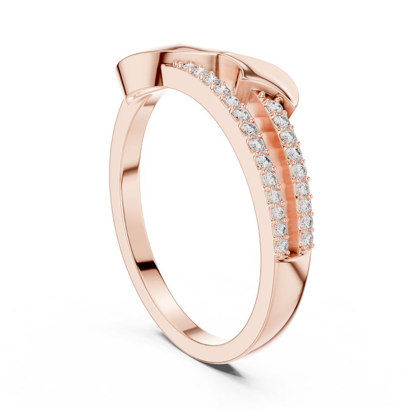 Ladies Ring LR-01 (66) - Rose Gold - Image