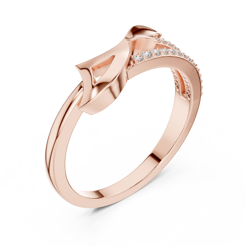 Ladies Ring LR-01 (66) - Rose Gold - Image
