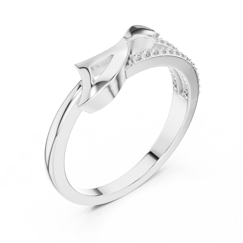 Ladies Ring LR-01 (66) - White Gold - Image