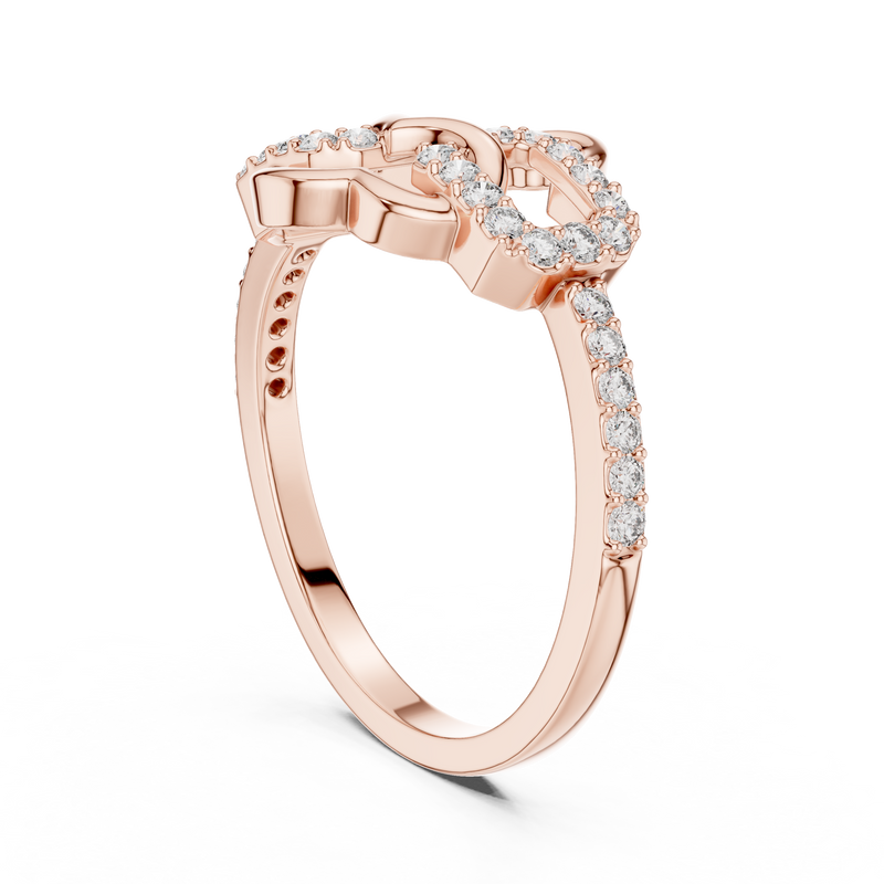 Ladies Ring LR-01 (67) - Rose Gold - Image