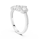 Ladies Ring LR-01 (67) - White Gold - Image