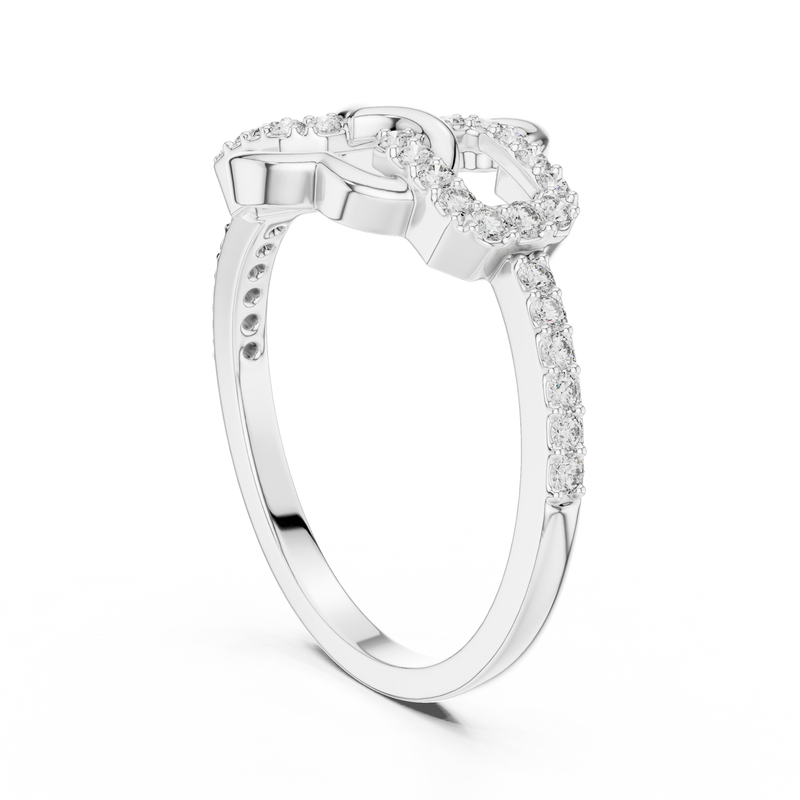 Ladies Ring LR-01 (67) - White Gold - Image
