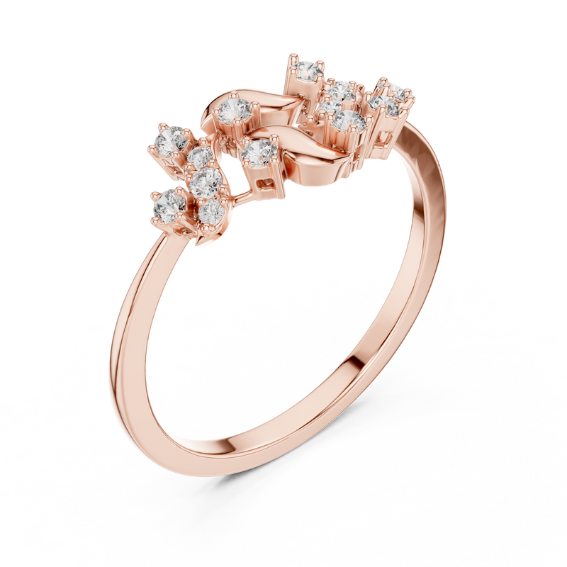 Ladies Ring LR-01 (68) - Rose Gold - Image