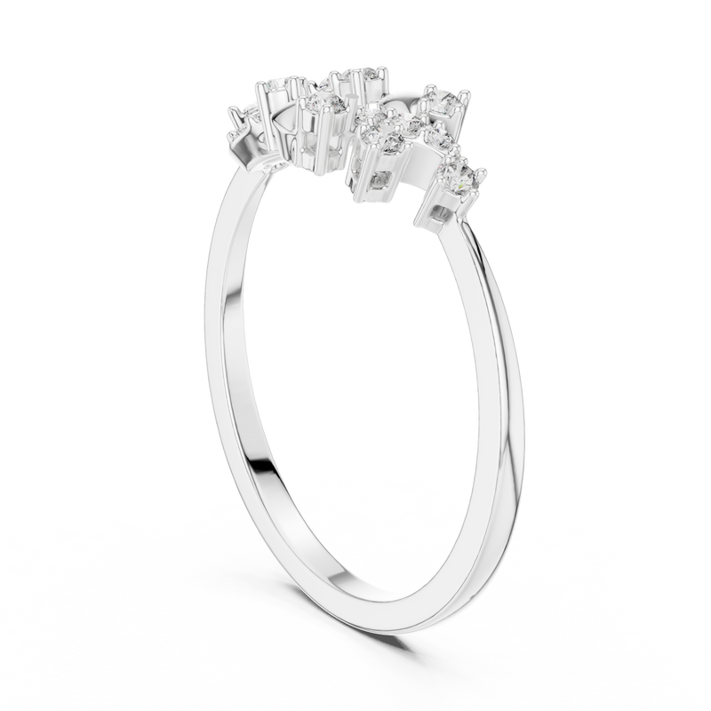 Ladies Ring LR-01 (68) - White Gold - Image