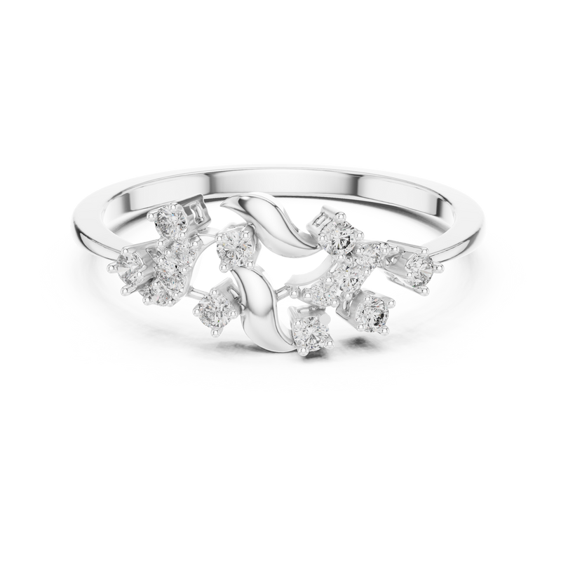 Ladies Ring LR-01 (68) - White Gold - Image