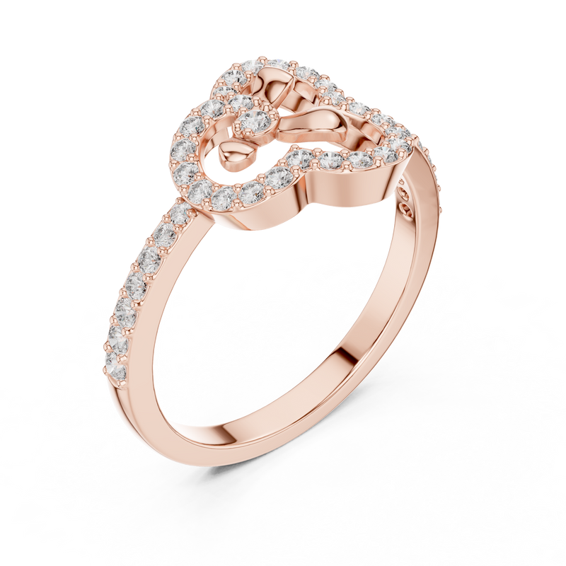 Ladies Ring LR-01 (69) - Rose Gold - Image