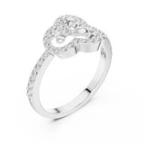 Ladies Ring LR-01 (69) - White Gold - Image