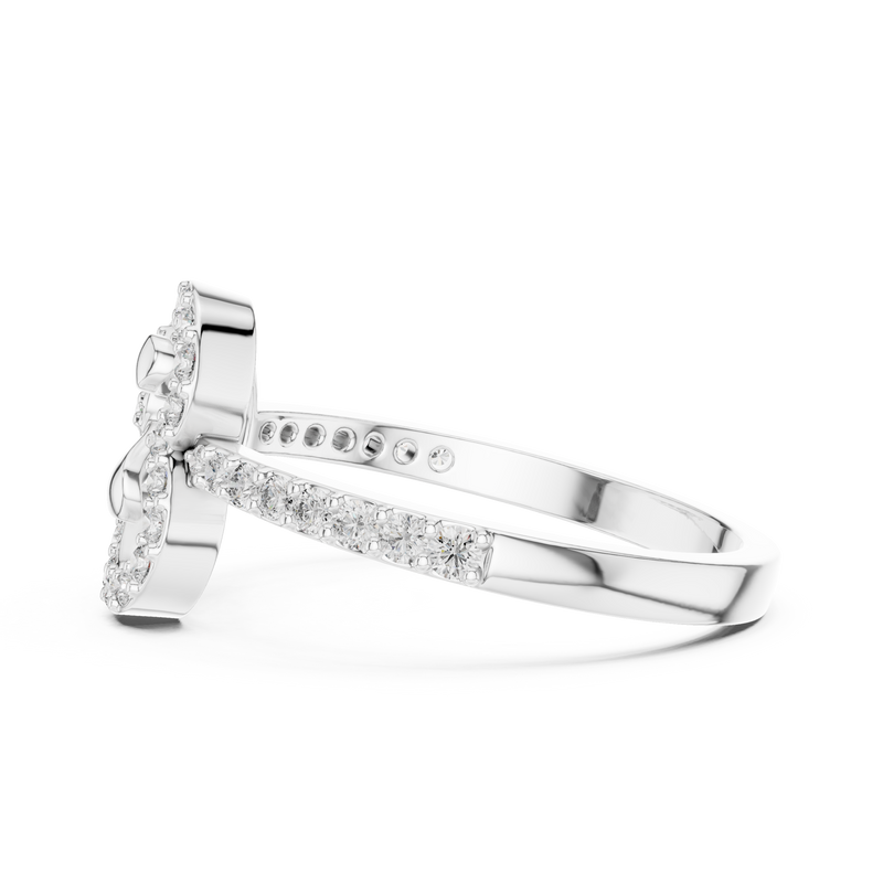 Ladies Ring LR-01 (69) - White Gold - Image