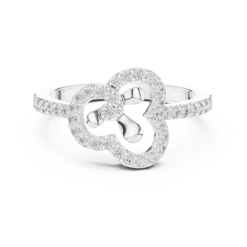 Ladies Ring LR-01 (69) - White Gold - Image