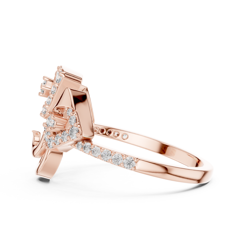 Ladies Ring LR-01 (70) - Rose Gold - Image