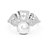 Ladies Ring LR-01 (70) - White Gold - Image