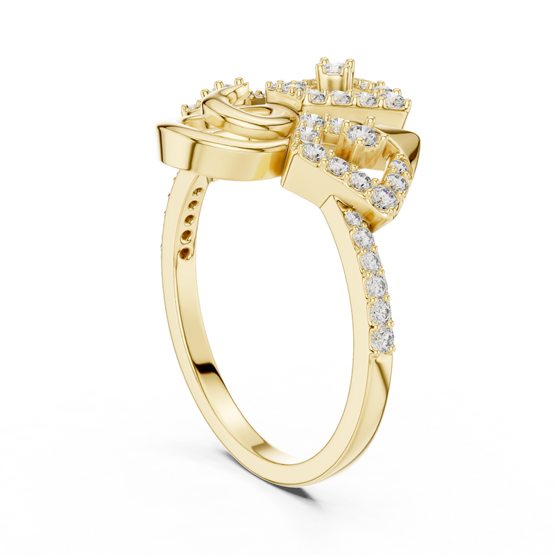 Ladies Ring LR-01 (70) - Yellow Gold - Image