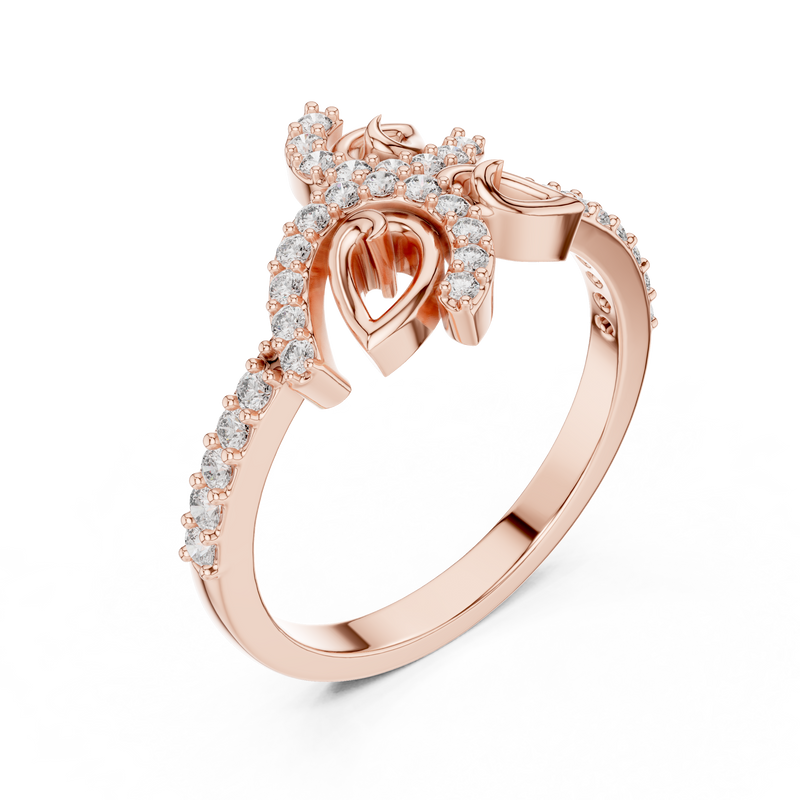 Ladies Ring LR-01 (71) - Rose Gold - Image