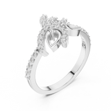 Ladies Ring LR-01 (71) - White Gold - Image