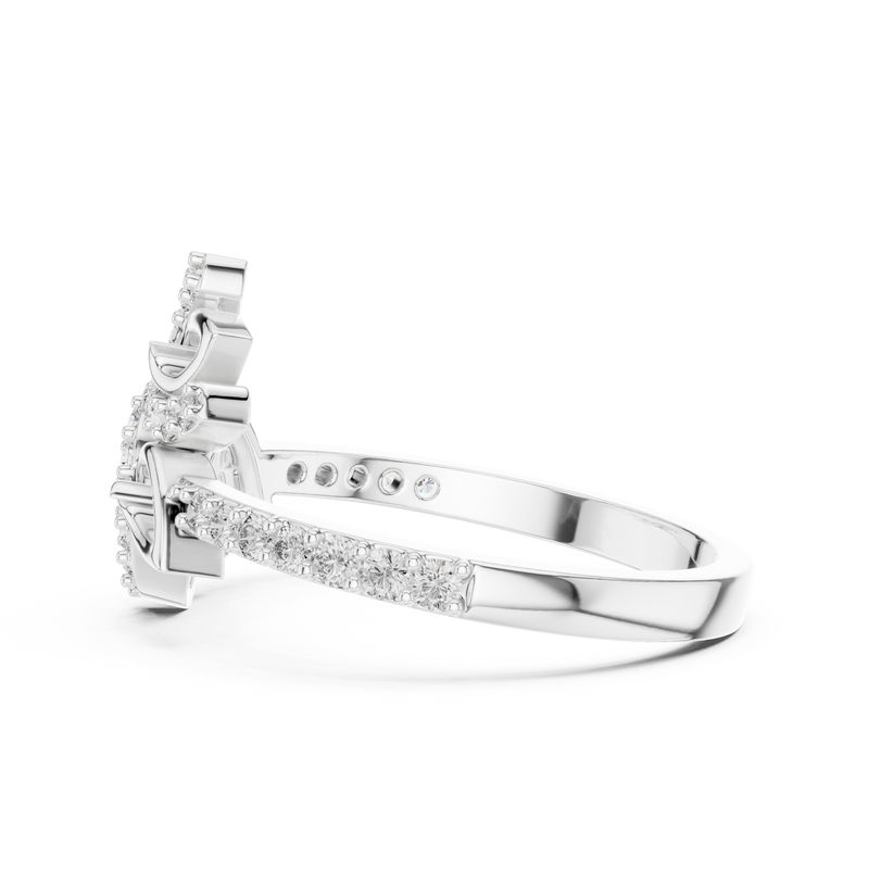 Ladies Ring LR-01 (71) - White Gold - Image