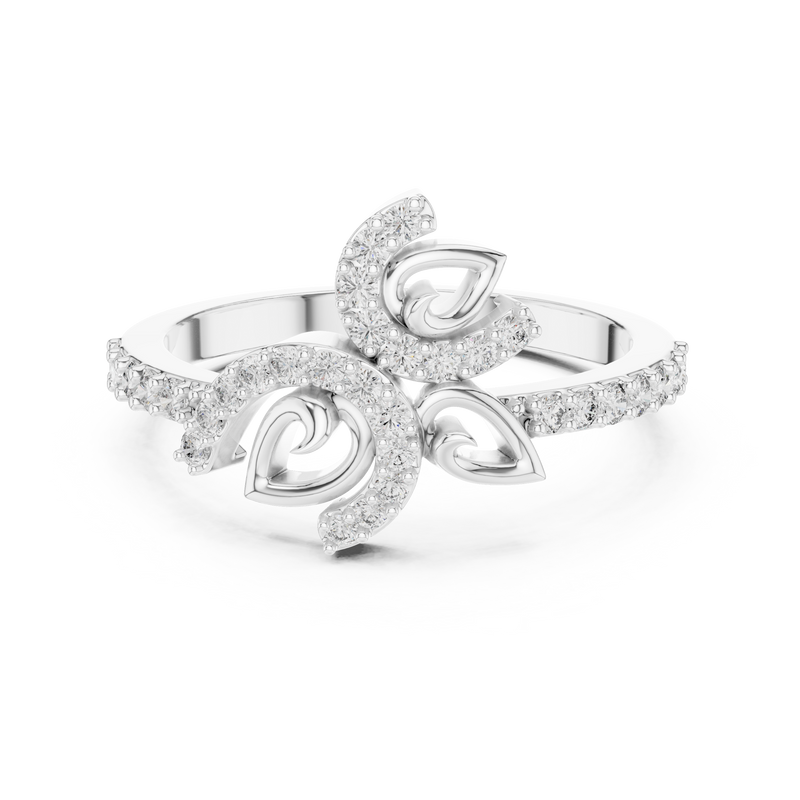 Ladies Ring LR-01 (71) - White Gold - Image