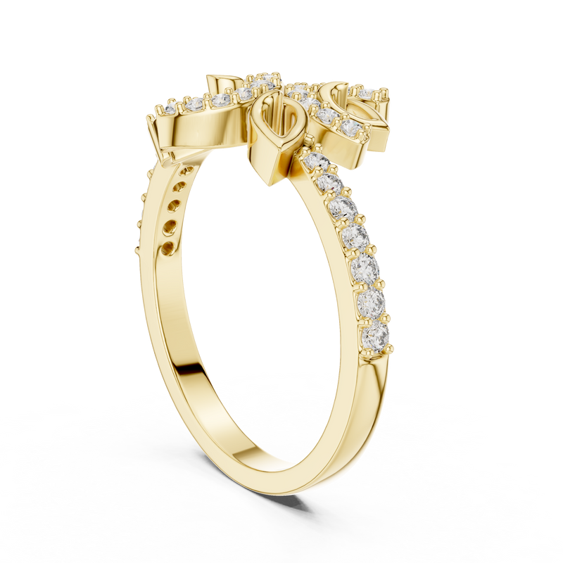Ladies Ring LR-01 (71) - Yellow Gold - Image