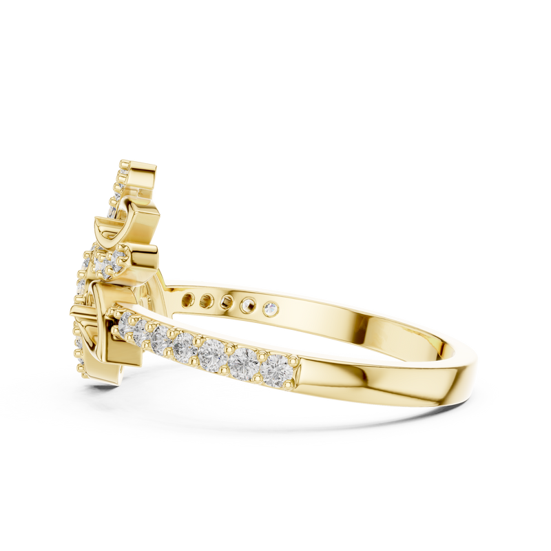 Ladies Ring LR-01 (71) - Yellow Gold - Image