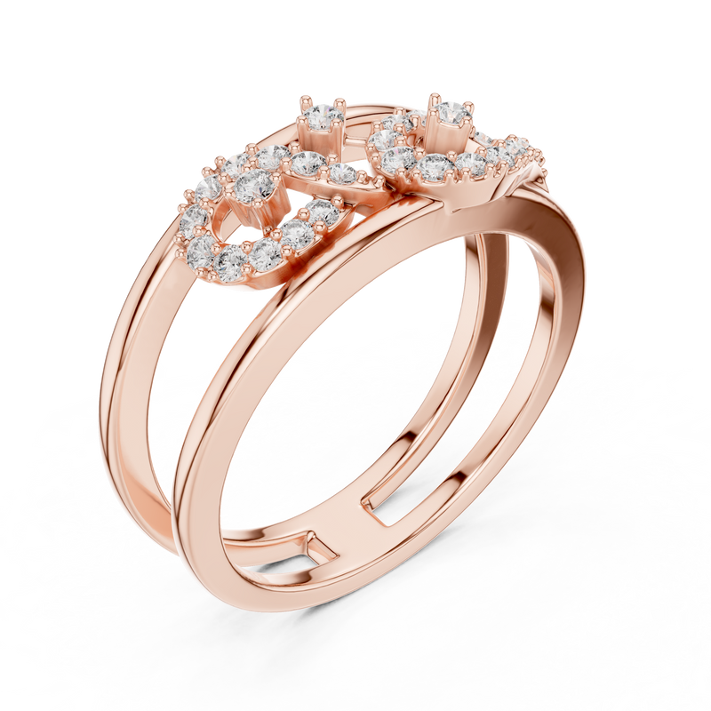 Ladies Ring LR-01 (72) - Rose Gold - Image