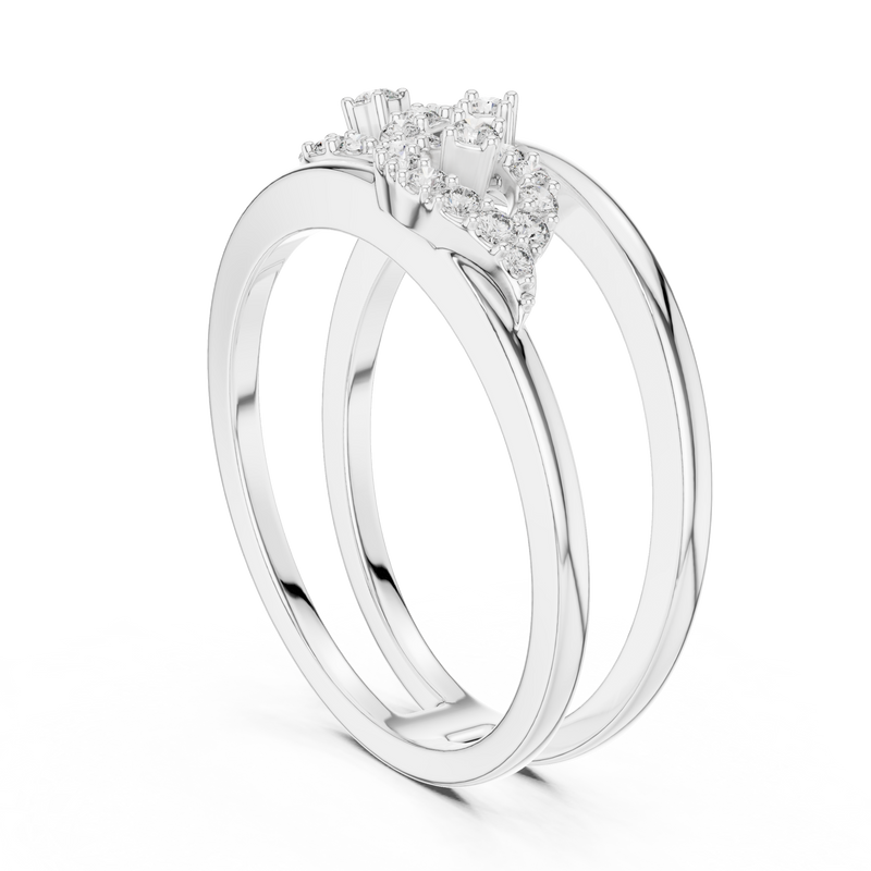 Ladies Ring LR-01 (72) - White Gold - Image