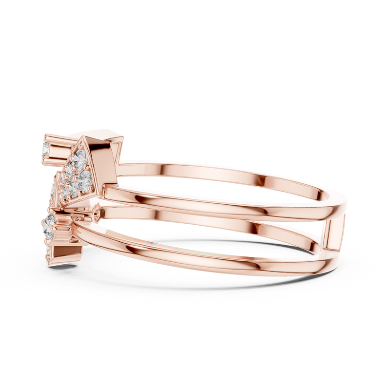 Ladies Ring LR-01 (73) - Rose Gold - Image