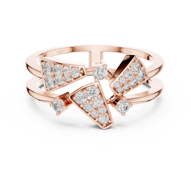 Ladies Ring LR-01 (73) - Rose Gold - Image