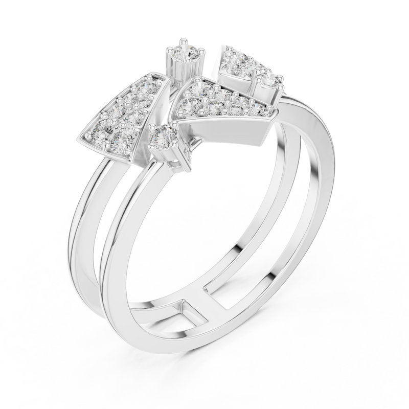 Ladies Ring LR-01 (73) - White Gold - Image
