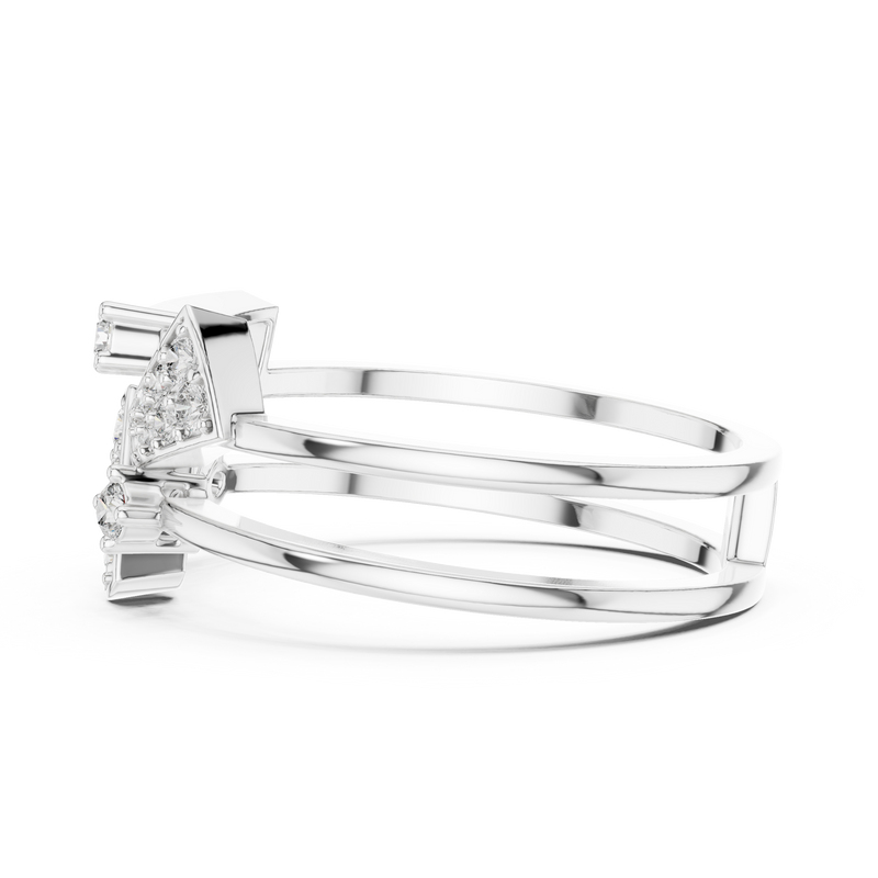 Ladies Ring LR-01 (73) - White Gold - Image