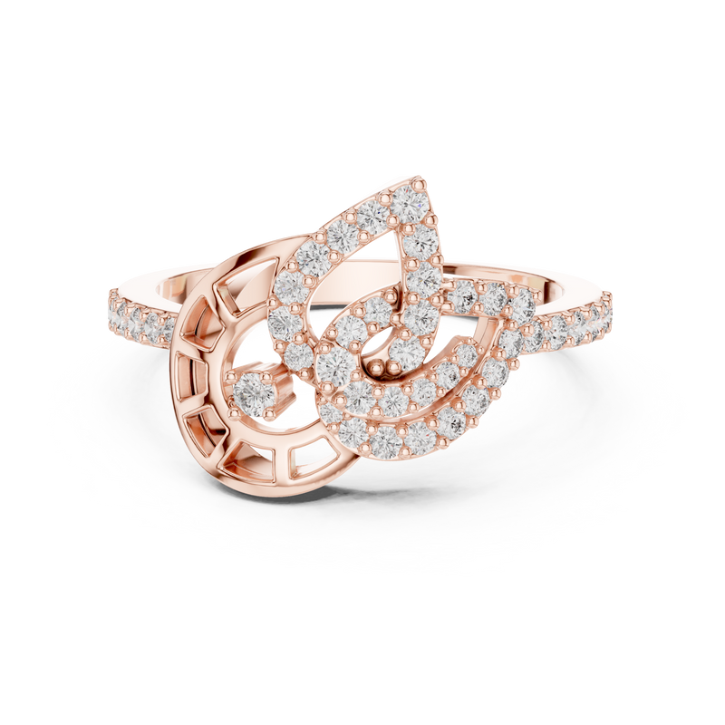 Ladies Ring LR-01 (74) - Rose Gold - Image