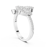 Ladies Ring LR-01 (74) - White Gold - Image
