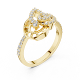 Ladies Ring LR-01 (74) - Yellow Gold - Image