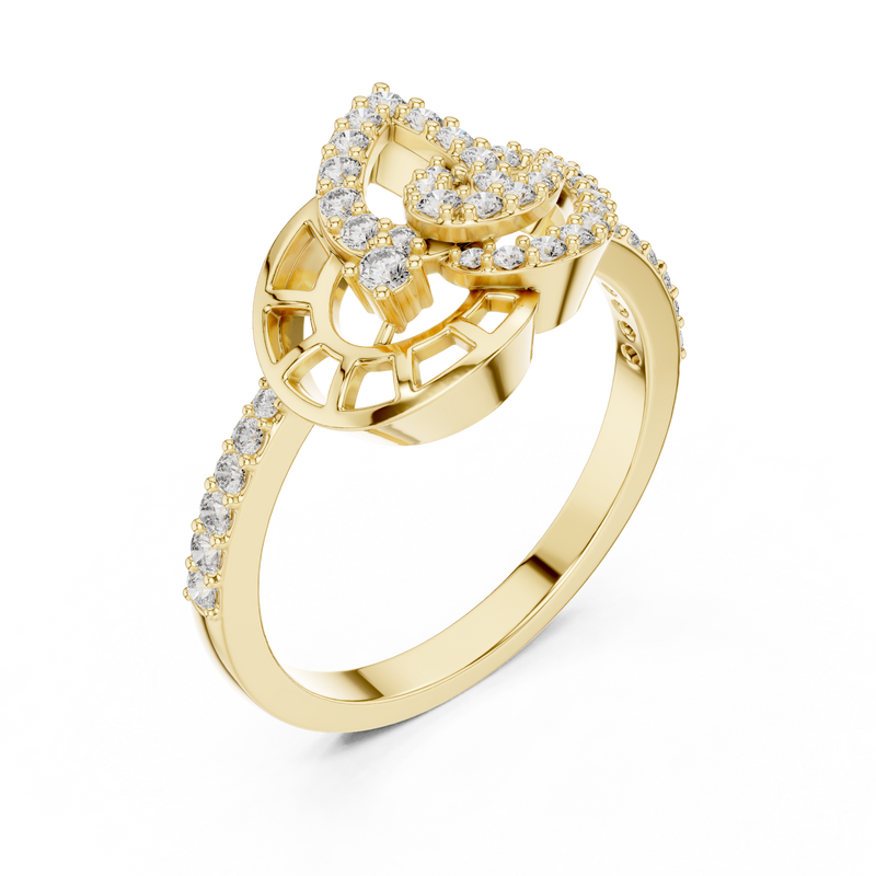 Ladies Ring LR-01 (74) - Yellow Gold - Image