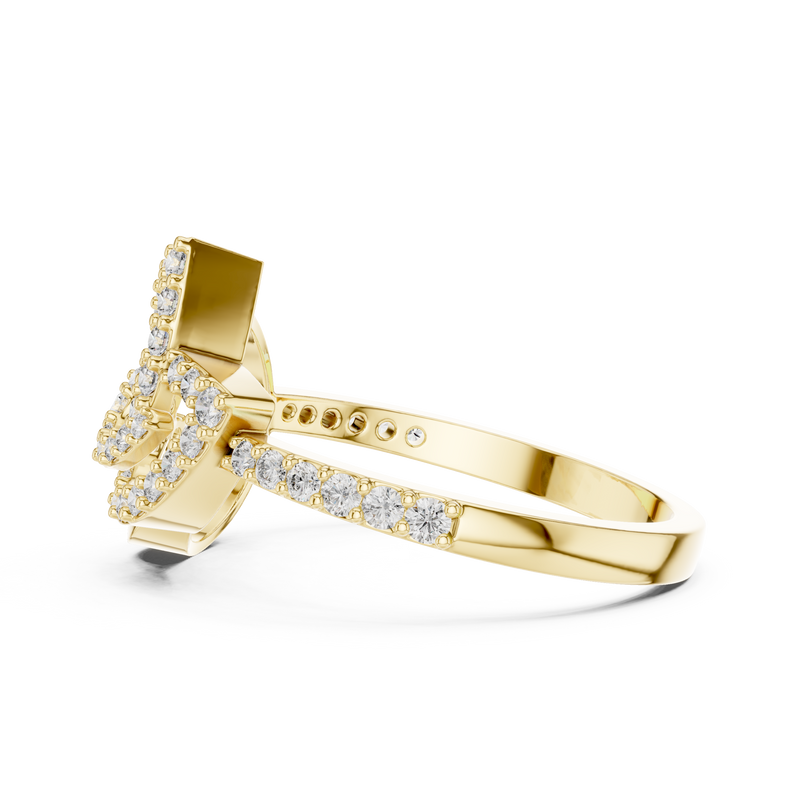 Ladies Ring LR-01 (74) - Yellow Gold - Image