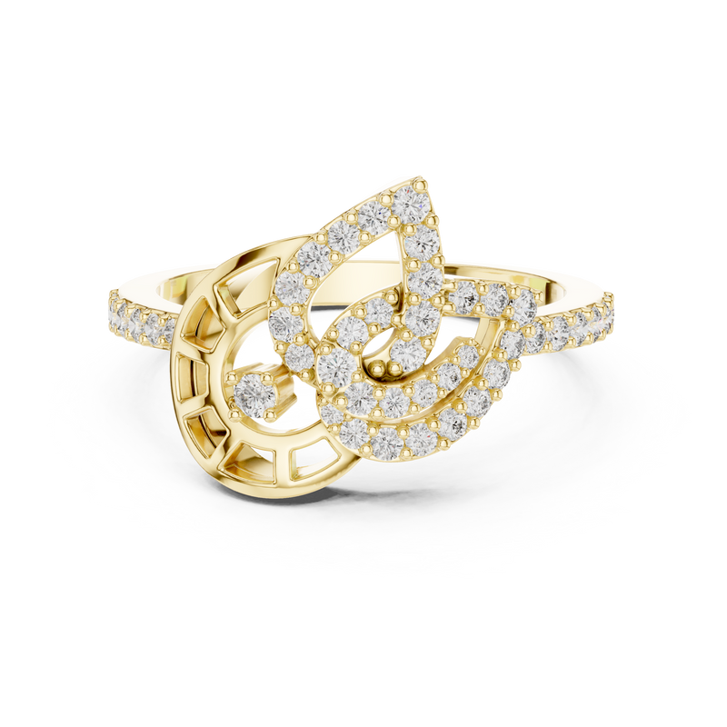 Ladies Ring LR-01 (74) - Yellow Gold - Image