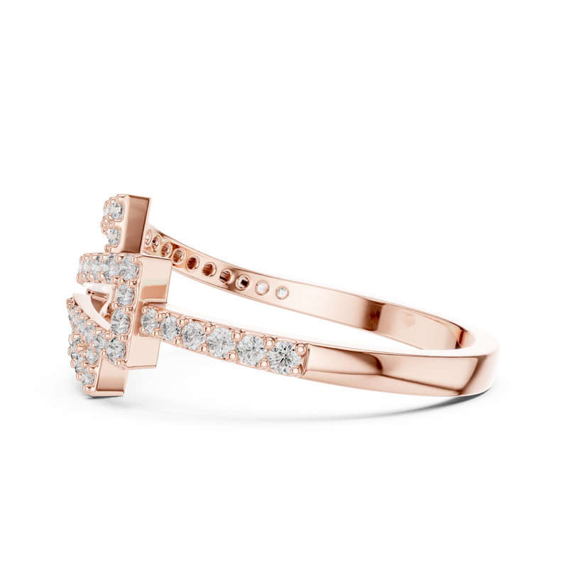 Ladies Ring LR-01 (75) - Rose Gold - Image