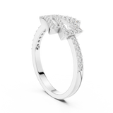Ladies Ring LR-01 (75) - White Gold - Image