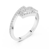 Ladies Ring LR-01 (75) - White Gold - Image