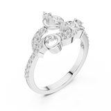 Ladies Ring LR-01 (76) - White Gold - Image